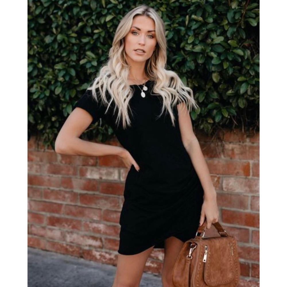 Fits Like A Glove Ruched Shirt Dress
